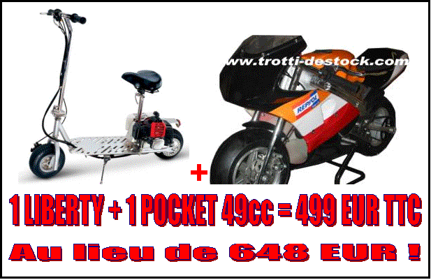 WWW.TROTTI-DESTOCK.COM : DESTOCKAGE TROTTINETTES,SCOOTERS ELECTRIQUE ET